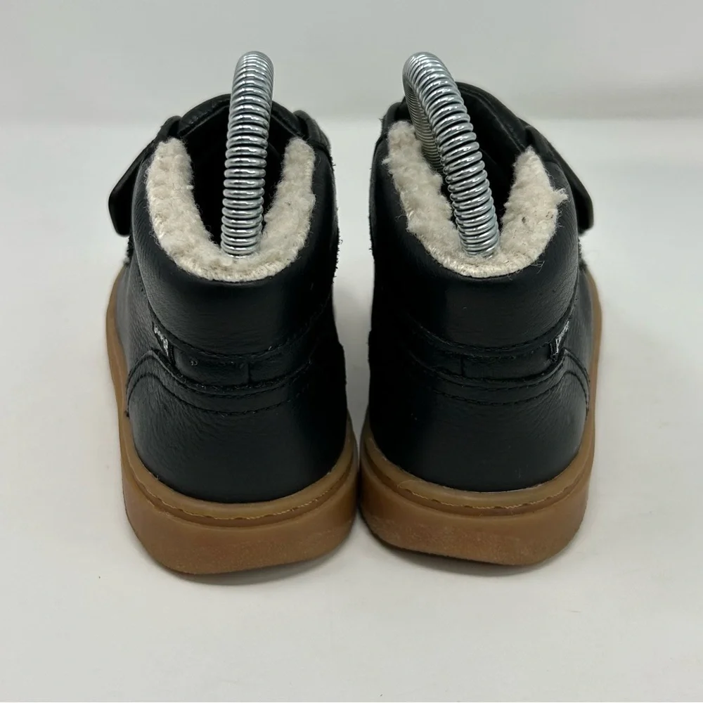 Camper Kiddo Kids Girls Black Leather Adjustable Boots Size 32 (US Size 13.5)